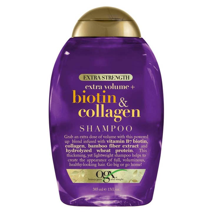Ogx Biotine Collageen Extra Sterkte Shampoo voor wholesale door II Sisters Beauty Supply