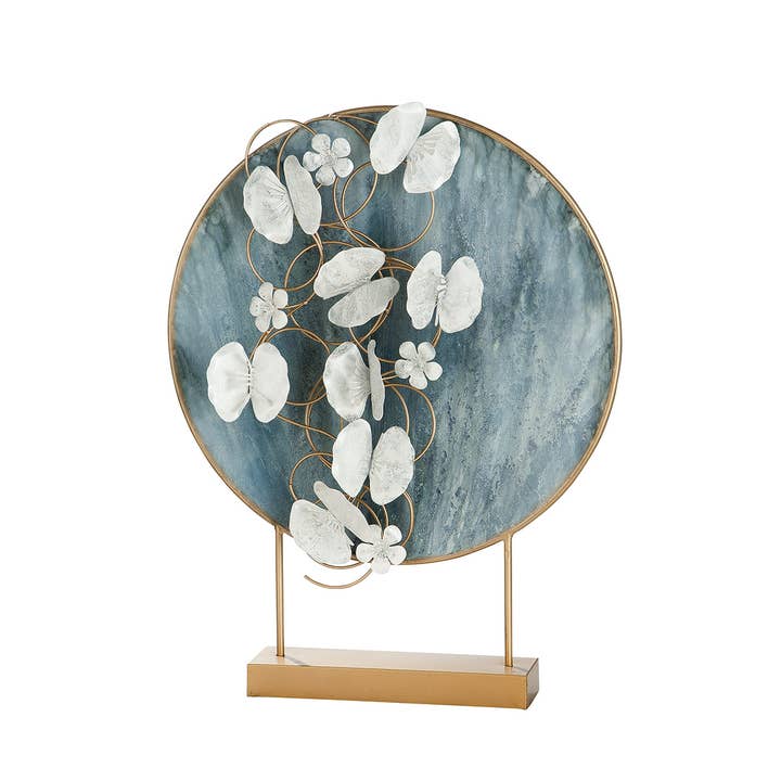 Blossoms Metal Ornament for wholesale by Gilde Handwerk Macrander GmbH & Co. KG