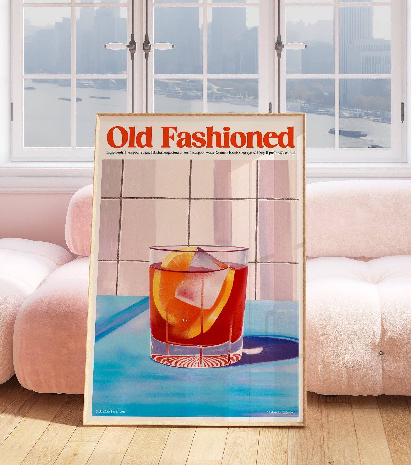 Moonshine Prints - Wholesale Art Print - Old Fashioned Cocktail Print1