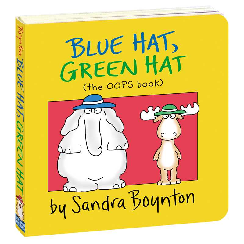 Simon & Schuster - Wholesale Baby & Toddler Book (0-2) - Blue Hat, Green Hat by Sandra Boynton4