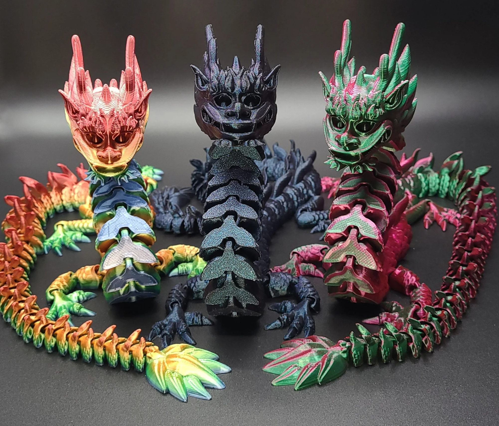 Cloud Nine 3d Studio - Wholesale Decorative Figurine - Articulated Chinese Dragon, Gift for Dragon Lover7