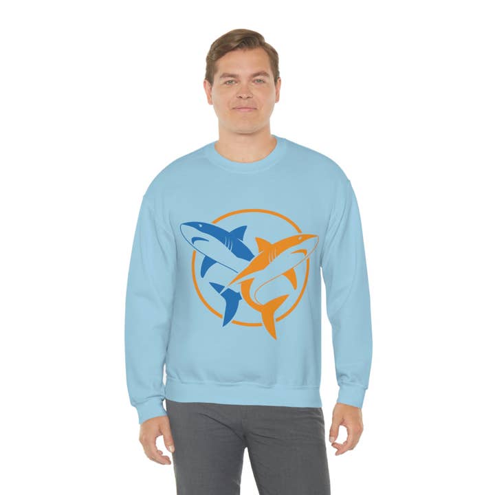 Unisex Heavy Blend™ Crewneck tröja för wholesale av 2 Sharks Apparel And More