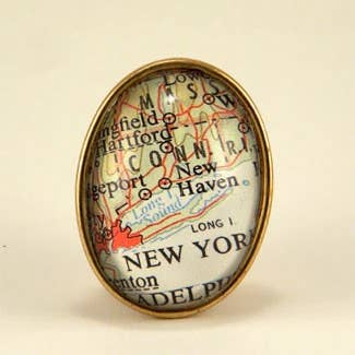 New York Bykort Broche for engroshandel hos B.Berish