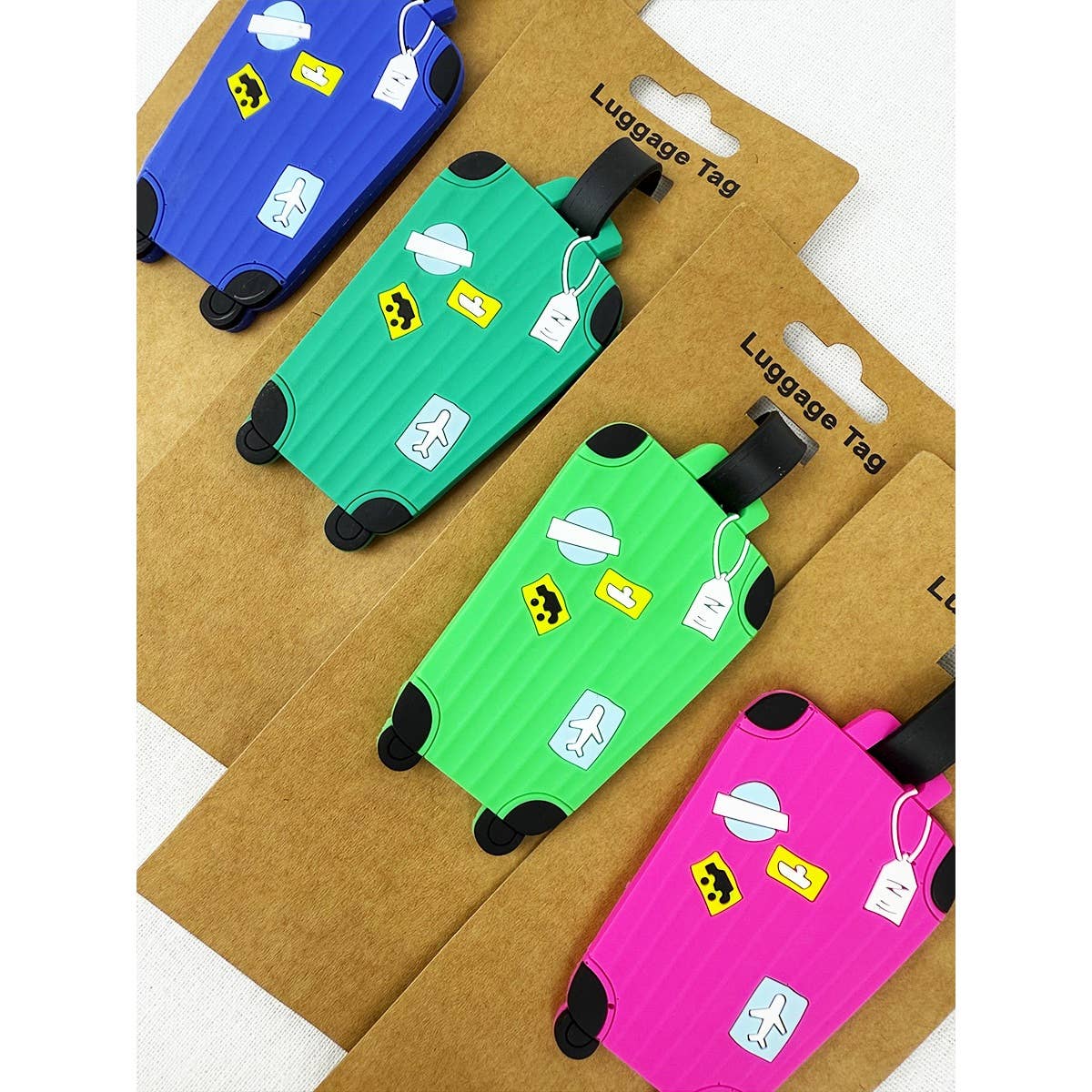 MIX COLOR Travel Luggage Design Luggage Tag for wholesale on Faire3