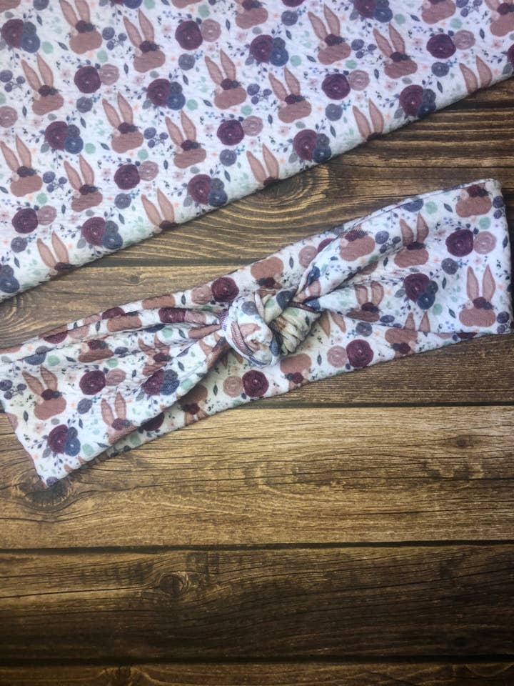 Easter Knotted Headband for wholesale by South Coast Sewn
