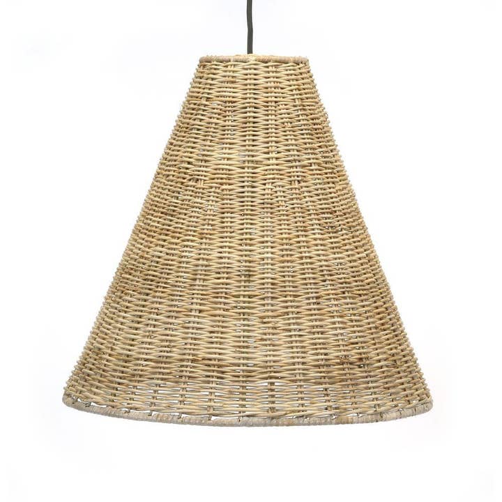 RATTAN HANGING LAMP for wholesale by Bacon Basketware