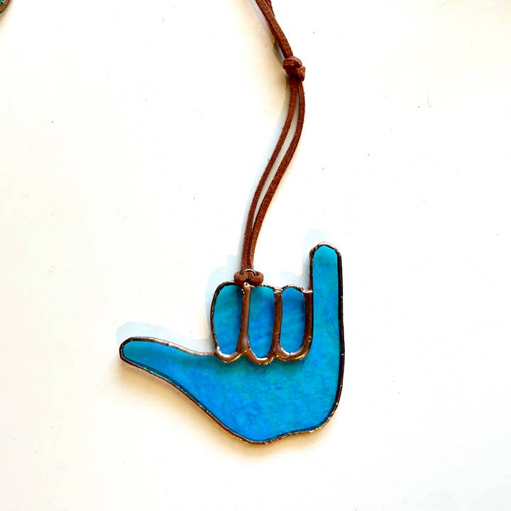 Colin Adrian Glass - Wholesale Ornament - Stained Glass Shaka Ornaments