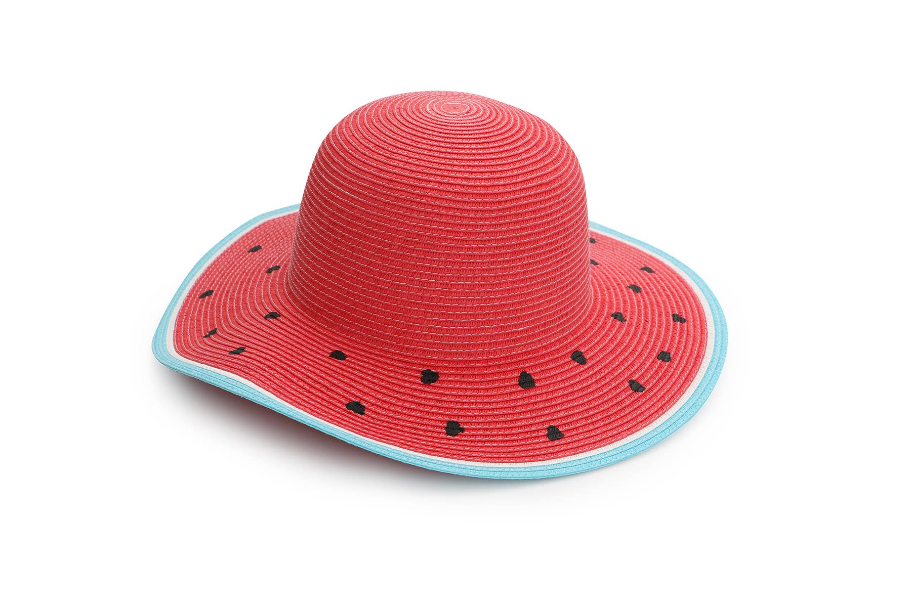 Wholesale Kids' UPF50+ Straw Hat - Watermelon for your store - Faire