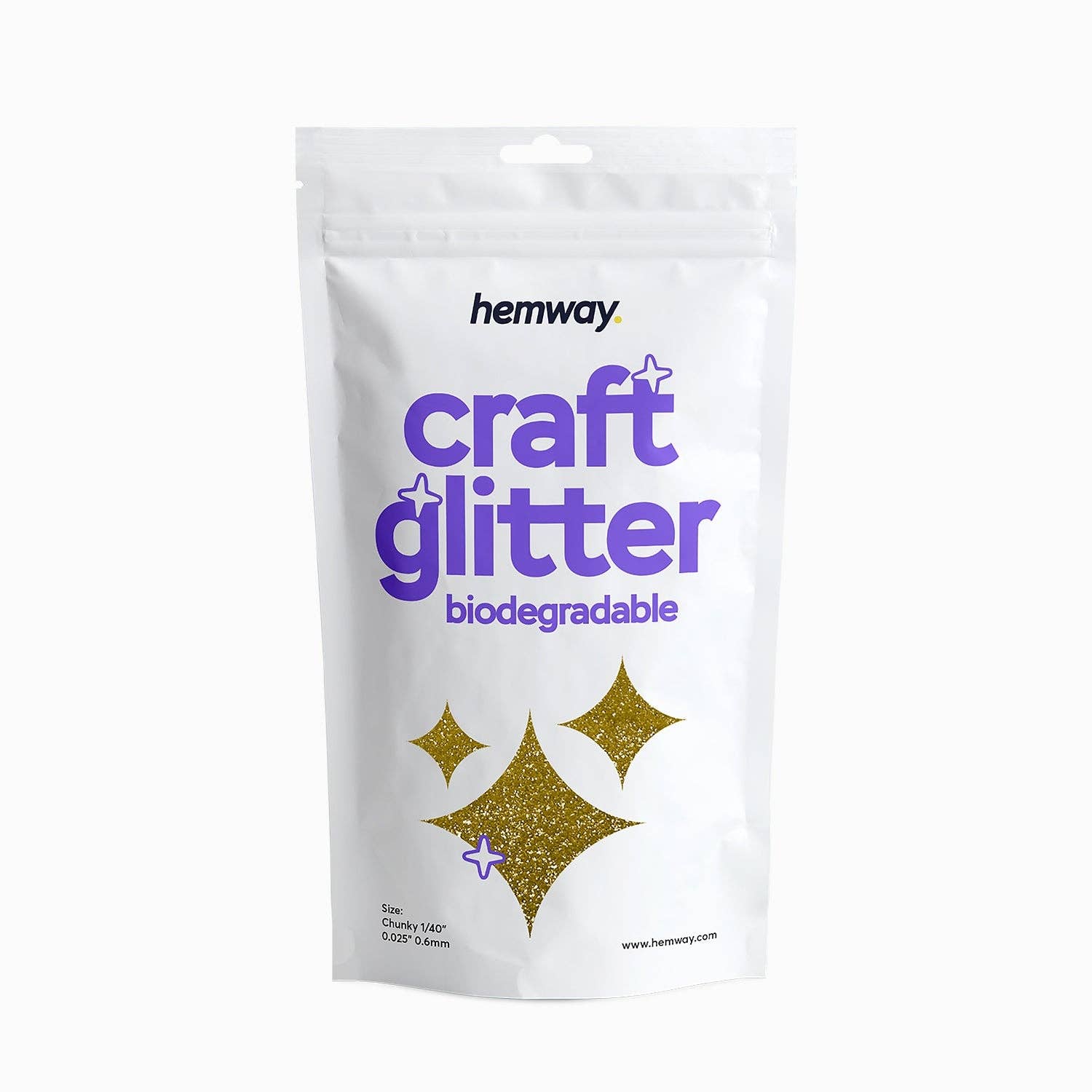 Or Glitter artisanal écologique doré 100 g en vente sur Faire7