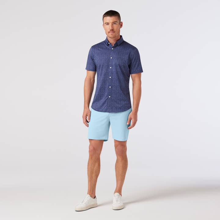 Helmsman Short - Light Blue for wholesale by Mizzen+Main