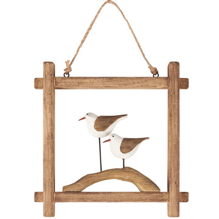 Primitives by Kathy - Wholesale Wall Sign - Shorebirds Hanging Decor