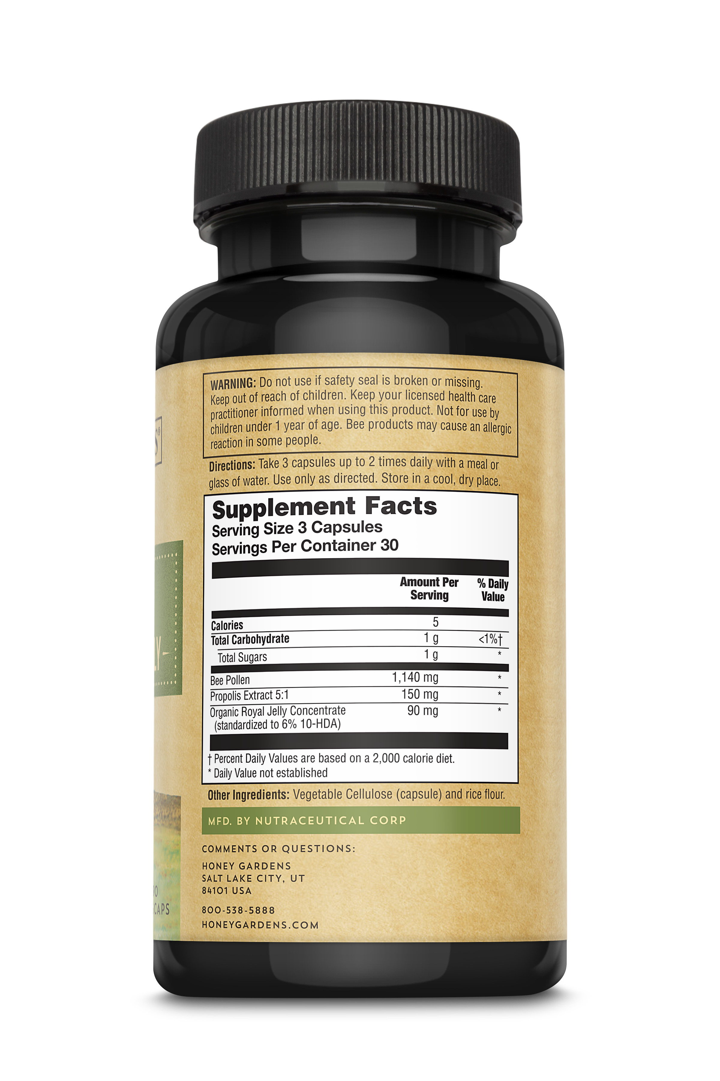 Zand - Wholesale Oral Supplement/Vitamin - Bee Complete | Pollen, Royal Jelly & Propolis1