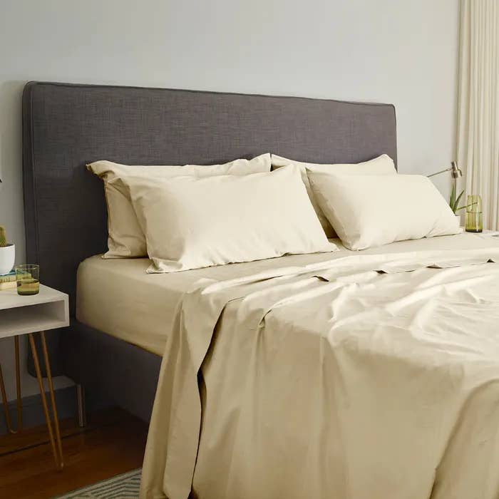City Collection Ivory Queen Sheet Set for wholesale by Bombacio