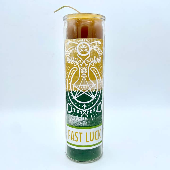 7 Day Candle - Fast Luck for wholesale by The Hermit's Lamp