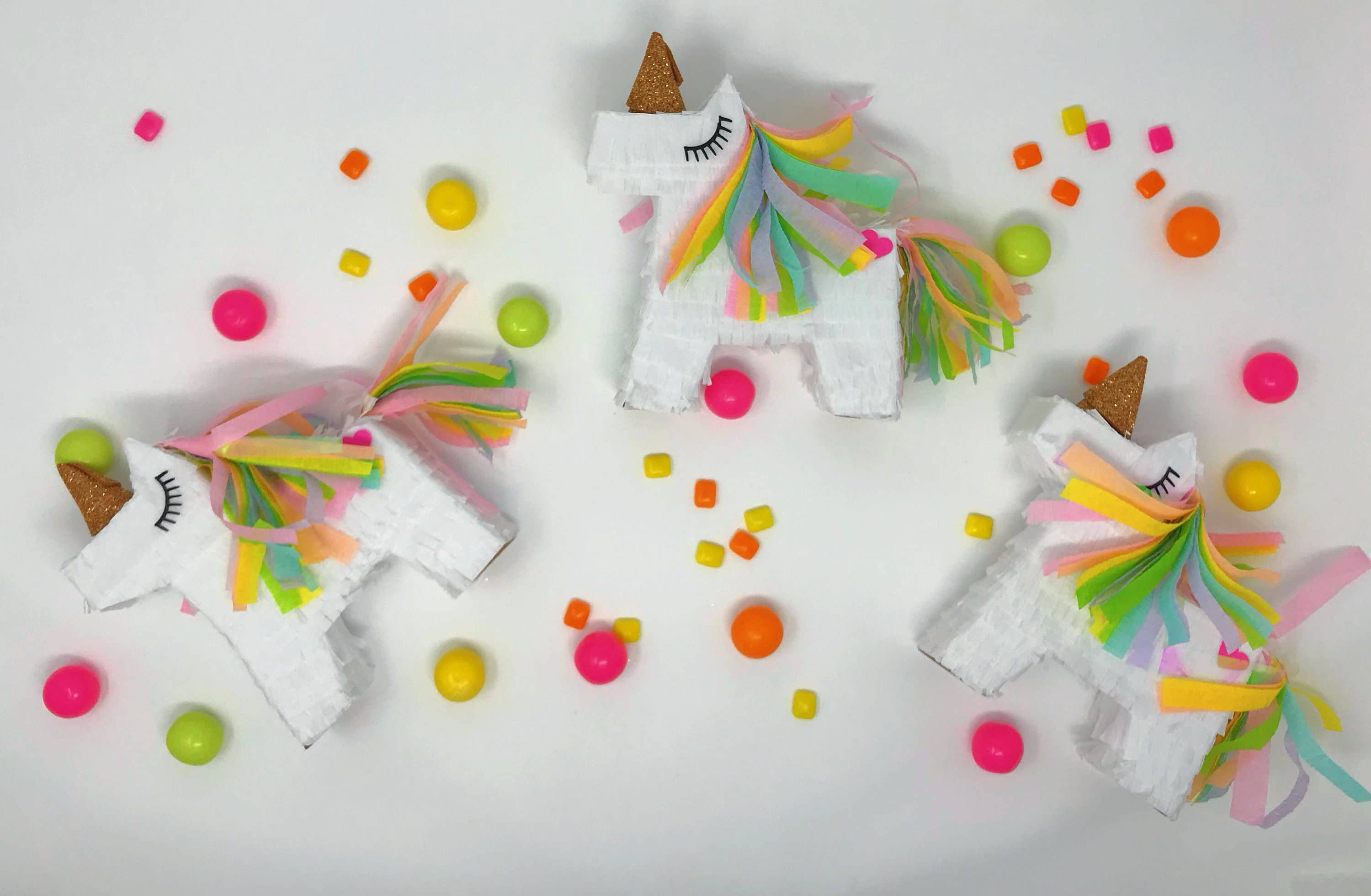My Soiree Designs - Wholesale Party Favor - Mini Unicorn Piñata (3), Rainbow Party Favor2