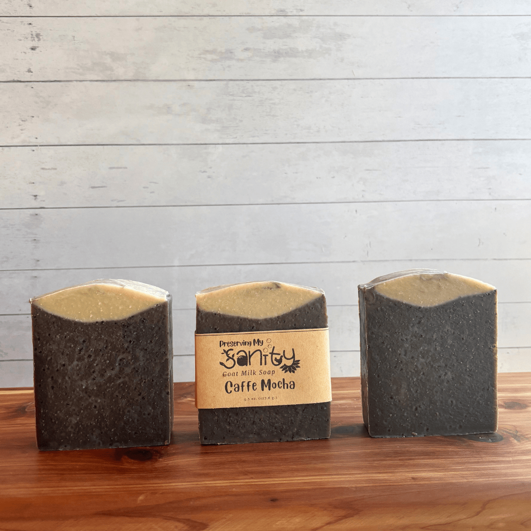 Preserving My Sanity Goat Milk Soap - Wholesale Bar Soap - Caffe Mocha Soap | Cozy Winter Collection Goat Milk Soap
1