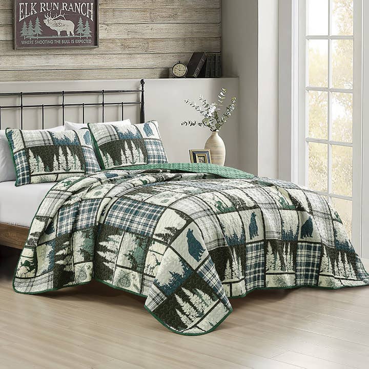 home mart goods - Wholesale Bedding Set - 5pcs Assorted Soft Plush Cozy Bed Quilt Sets Queen Size6