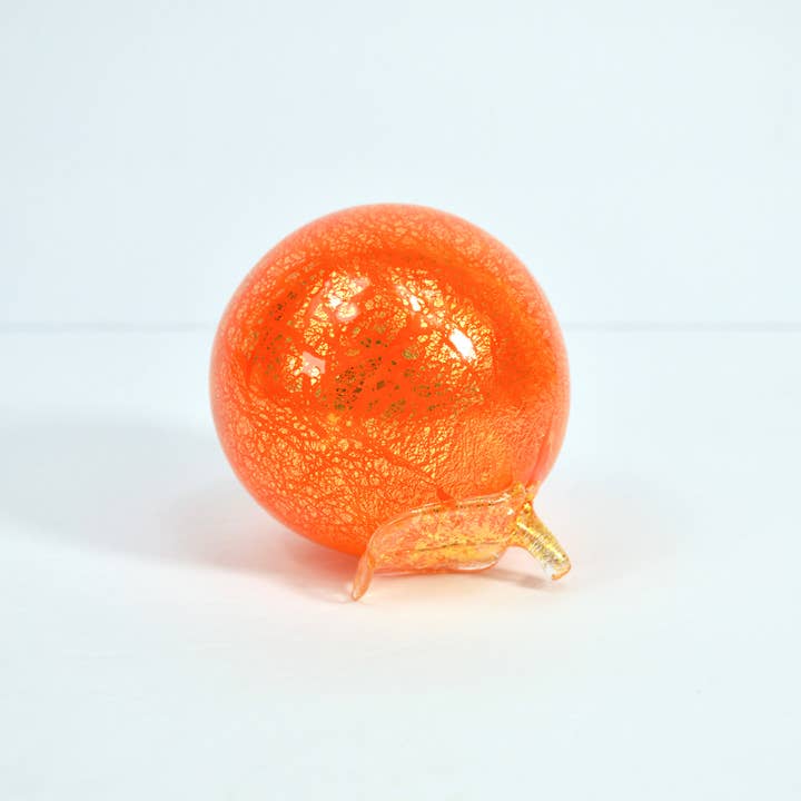 Via Graceffo - Wholesale Decorative Tabletop Object - Life-size Murano Glass Oranges, Blown Glass Fruit,