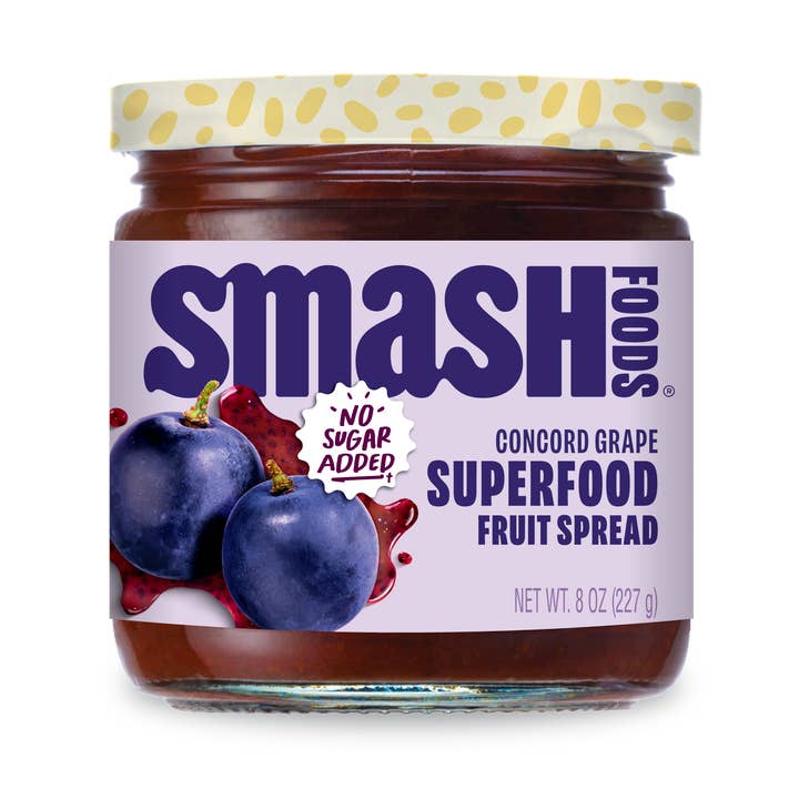 Smash Foods – Großhandel Marmelade/Gelee – Concord-Traube - Smash Superfood Marmelade