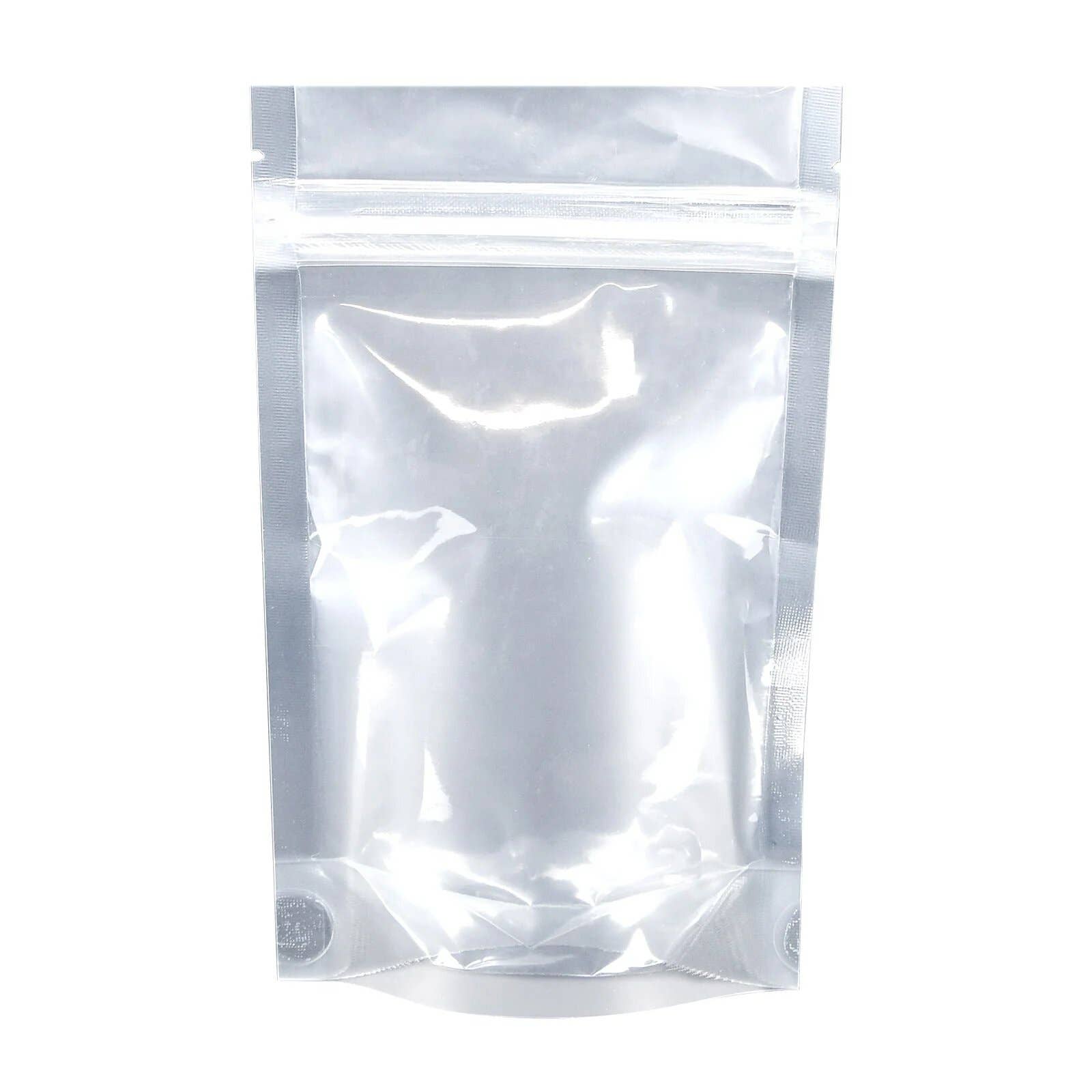 Human Objects® - Vente Sachet de conservation/film alimentaire - Sac en mylar Tear Notch, blanc transparent, 1 oz2