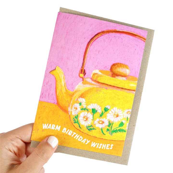 Carte de vœux d'anniversaire chaud pour la vente par Julia Ockert