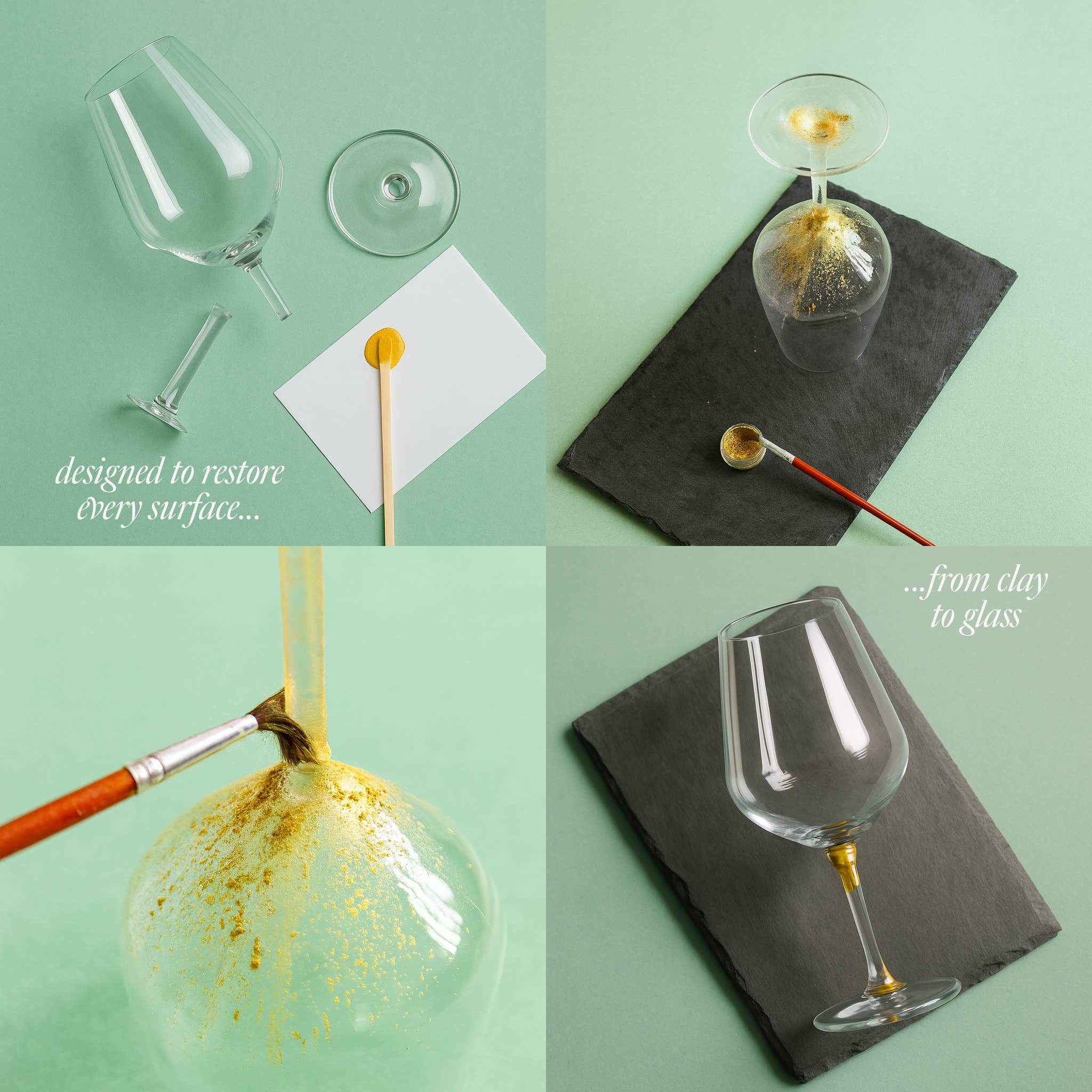 DIY Kits by Mora Approved -  Kintsugi, Pottery & Art - Wholesale DIY Craft Kit -  Kintsugi Repair Kit – The Art of Repairing with Gold2