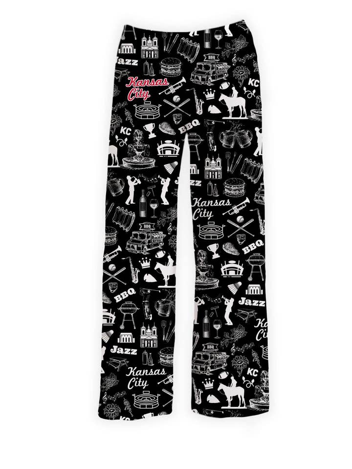 Pantaloni da salotto Kansas City Chalkboard per la vendita all'ingrosso da parte di BRIEF INSANITY