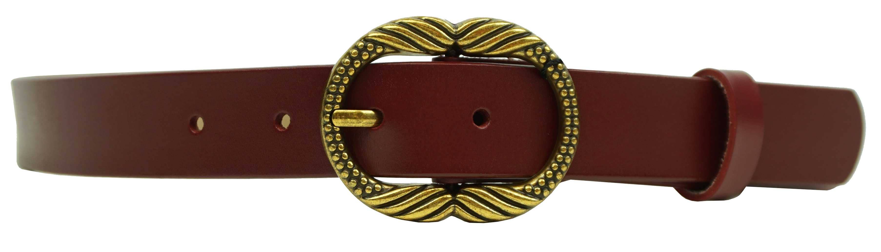 Anais - Wholesale Belt - Women's - Solid belt with golden buckle CT35577