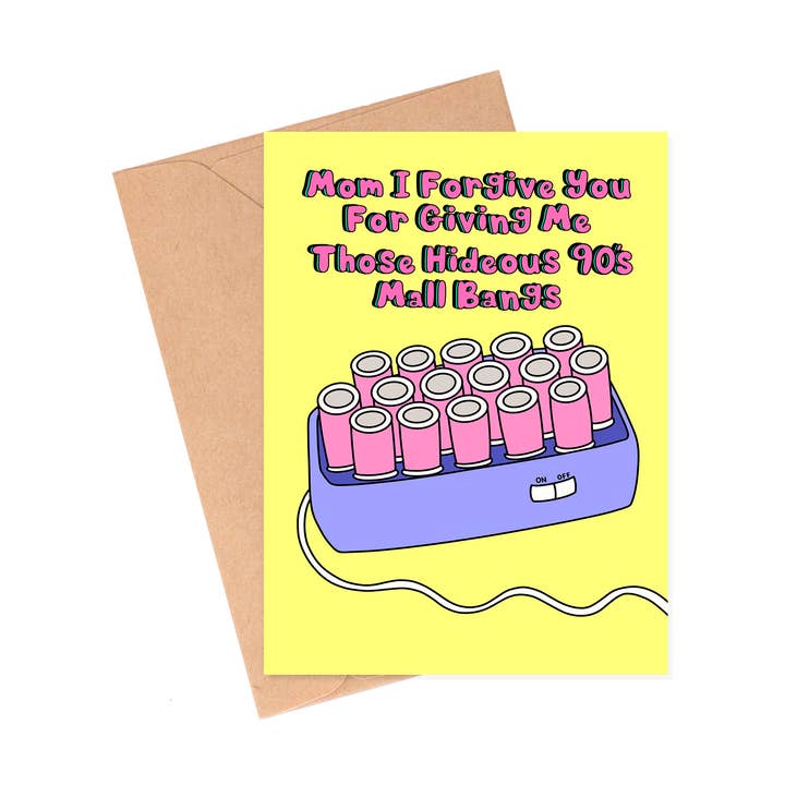 Mall Bangs Mom Card for wholesale by Siyo Boutique