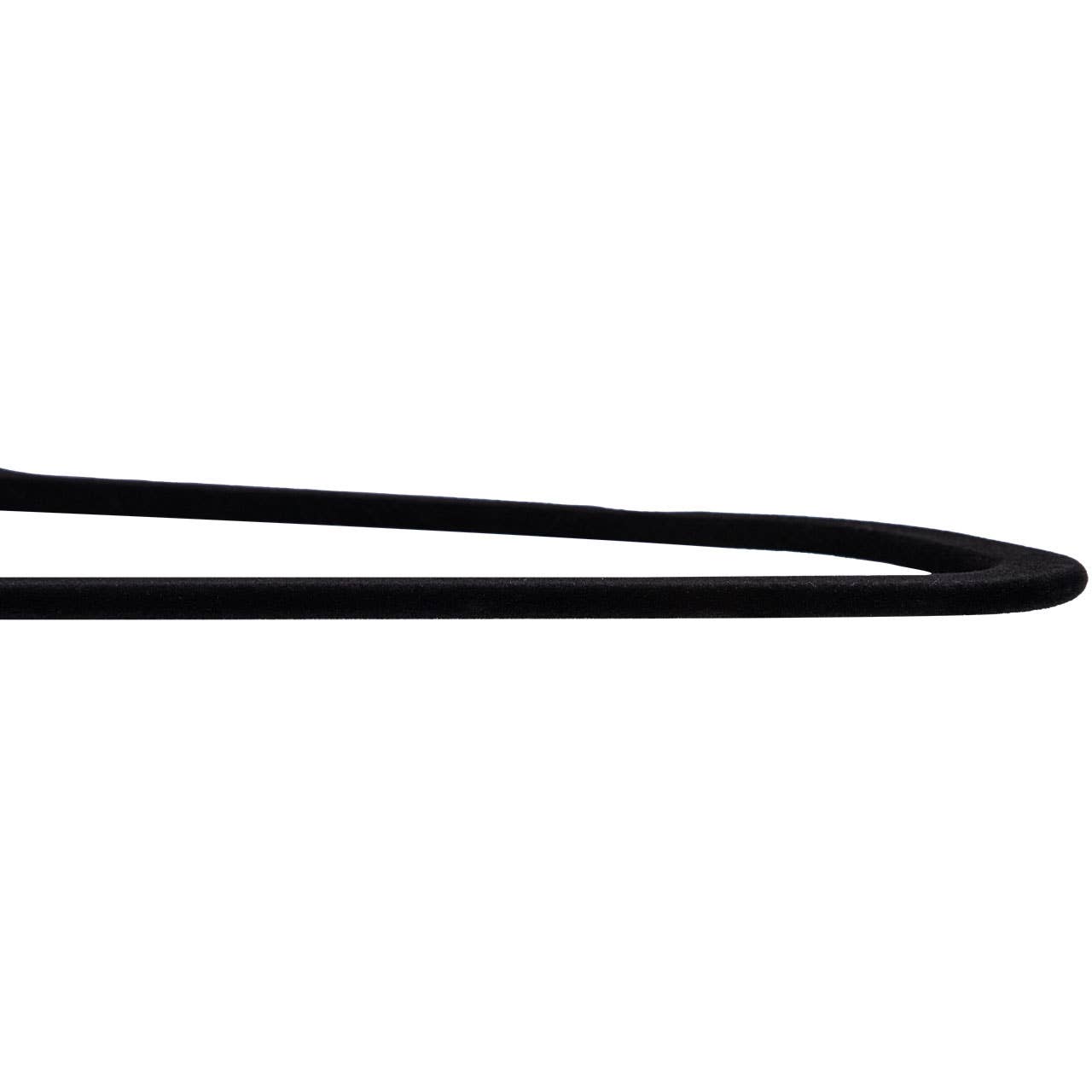Store Supply Warehouse - Wholesale Clothes Hangers - 18" Black Velvet Hangers - Case of 505