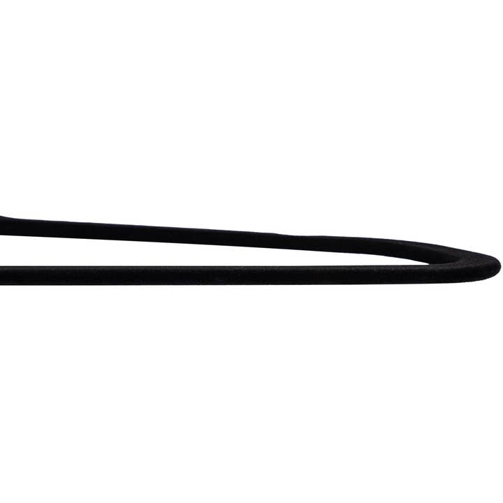 Store Supply Warehouse - Wholesale Clothes Hangers - 18" Black Velvet Hangers - Case of 505