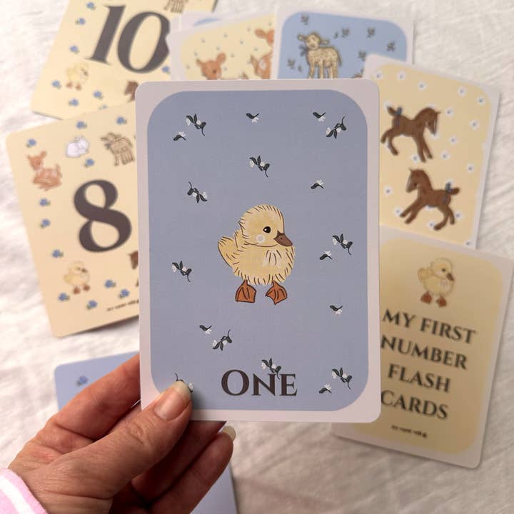 the name nest – wholesale Learning cards – Child & baby – My First Number flash card set1