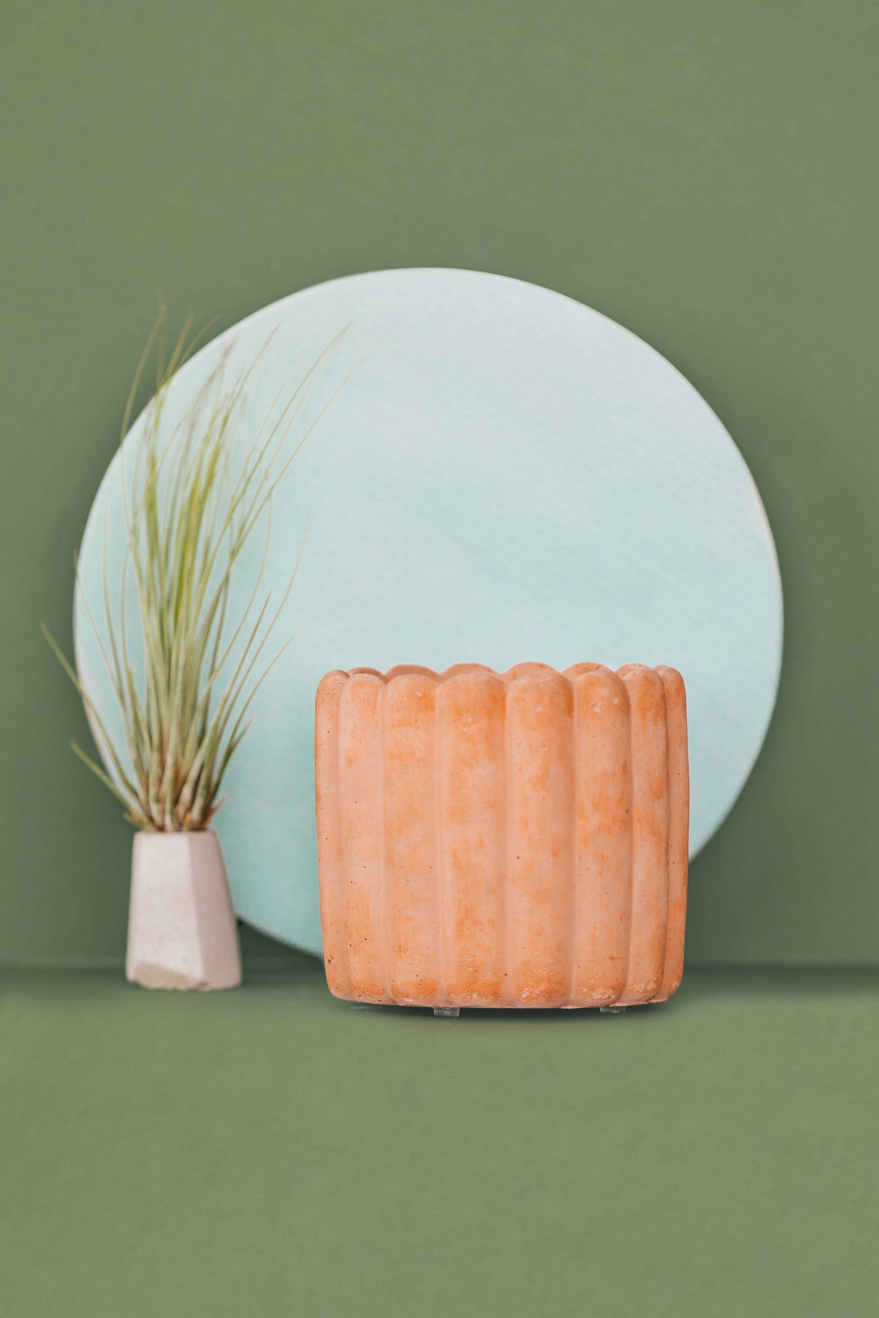 The Plant Supply - Wholesale Plant Pot - Scallop Planter - 4.5" | Concrete Plant Pot0