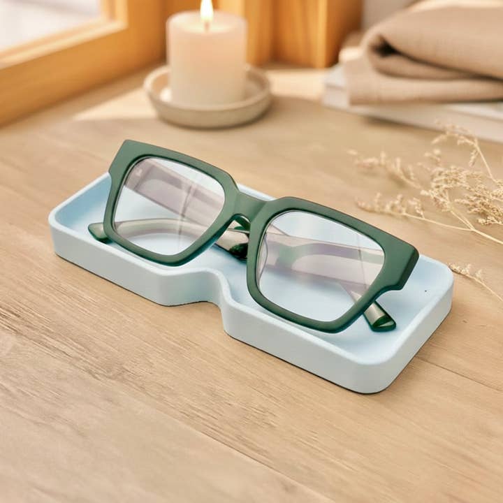Blue Glasses Case, Sunglasses Holder and Eyewear Tray for wholesale by Eli and Things