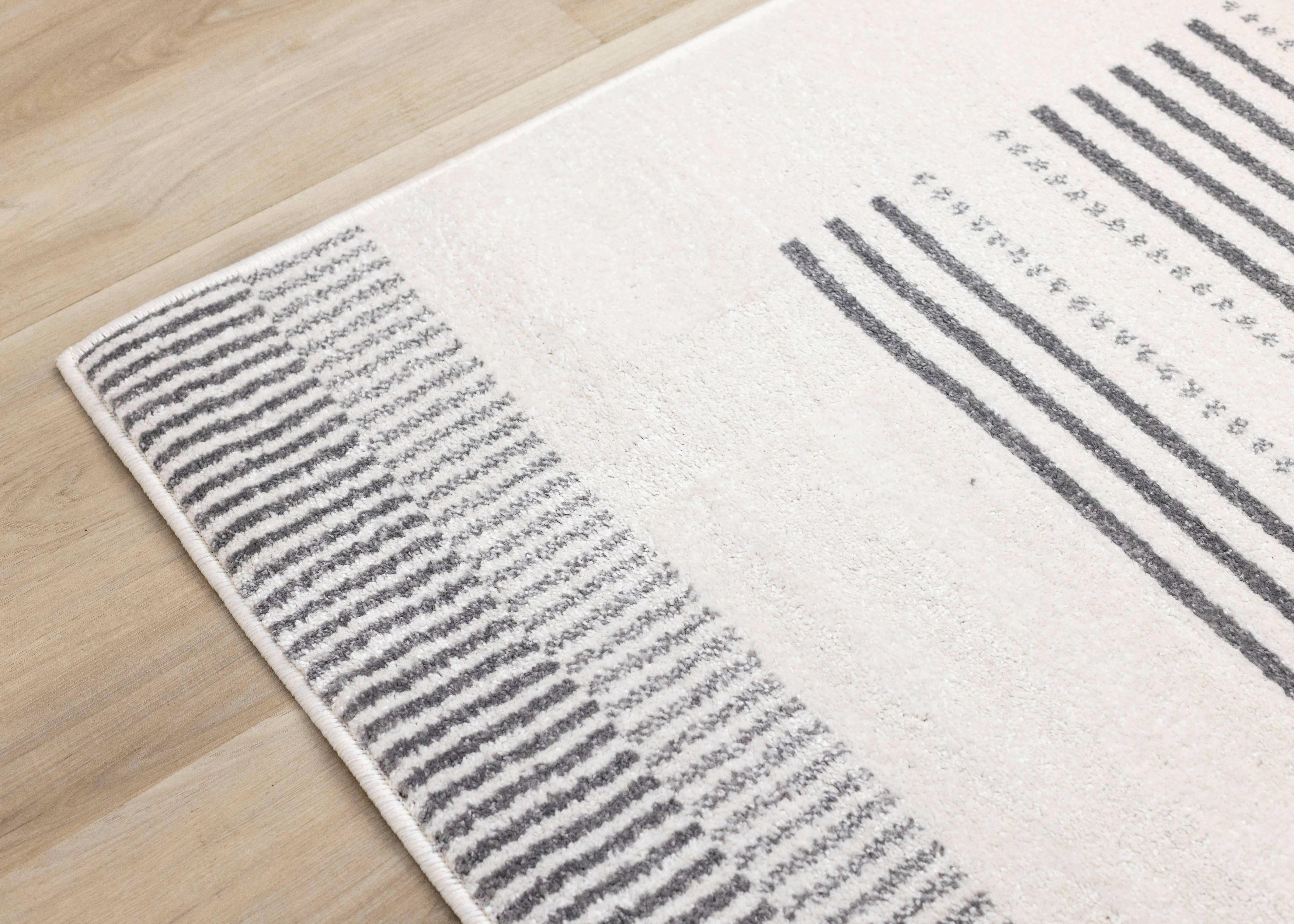 Century Cream Grey Modern Pet-Friendly Area Rug for wholesale on Faire5