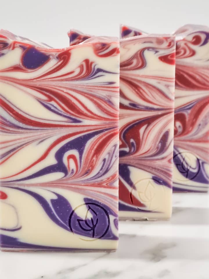 Black Raspberry & Vanilla Soap for wholesale by Handmade with Love by Nadia