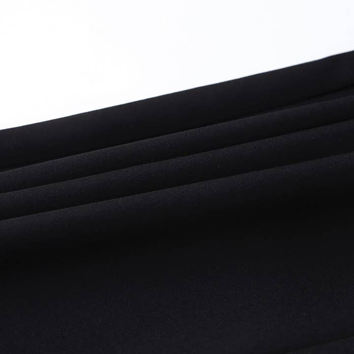 Marayn - Wholesale Pants - Women's - Black WideLeg Trousers High Waist Flowy Modern Fit27