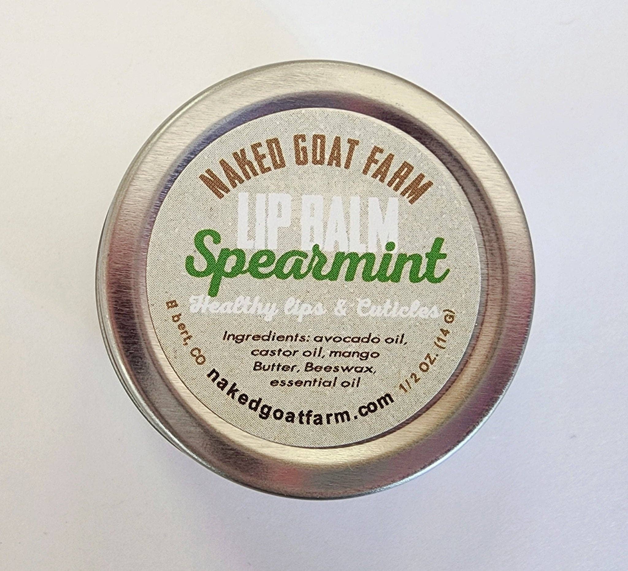 Naked Goat Farm Ltd. - Wholesale Lip Balm - Lip Balm 1/2 oz Screw Top Metal Tin10