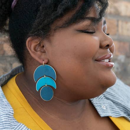 Fair Anita - Wholesale Dangle Earrings - Moon Phase Earrings