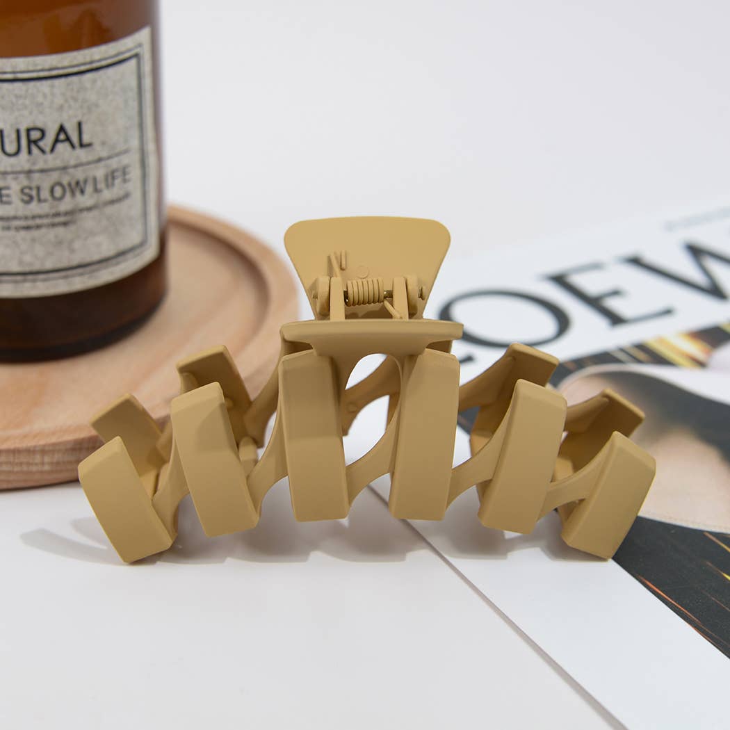 TheDivaSoap - Wholesale Hair Clip - Women's - Large Matte Zig Zag Hair Claw Clip5