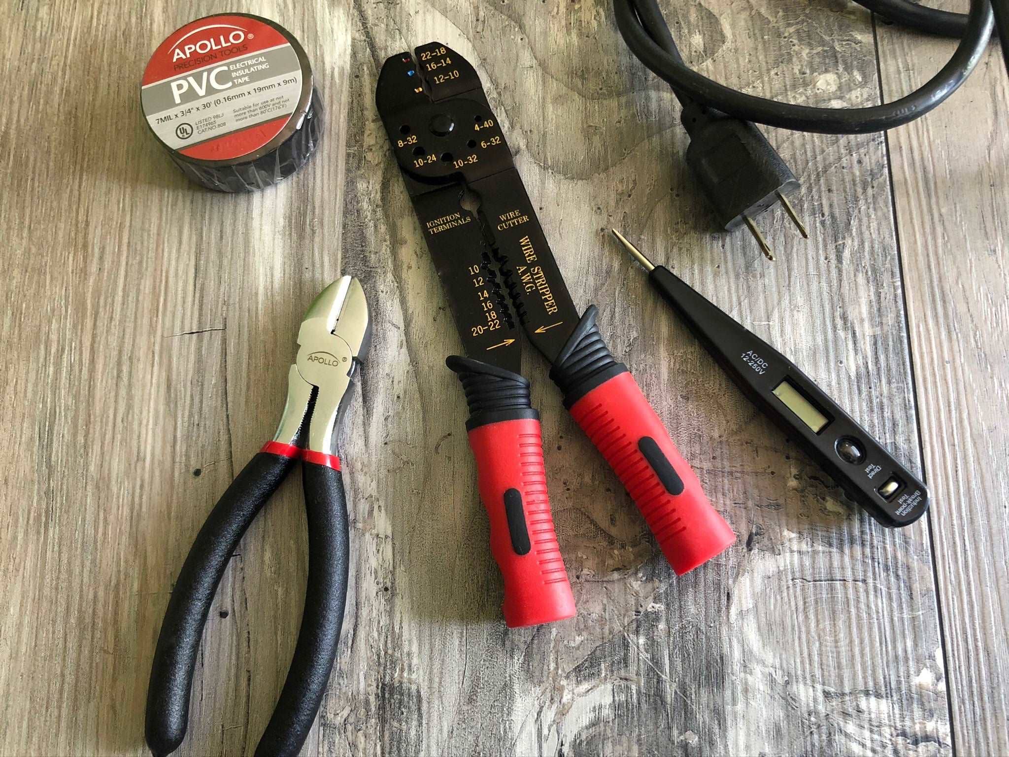 Apollo Tools - Wholesale Handy Tool - 161 Pc Household Tool Kit w 3.6v Li-ion Cordless Screwdriver11