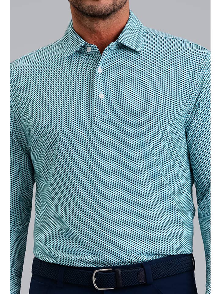 IBKÜL - Wholesale Polo - Men's - Cube Art Long Sleeve Polo31