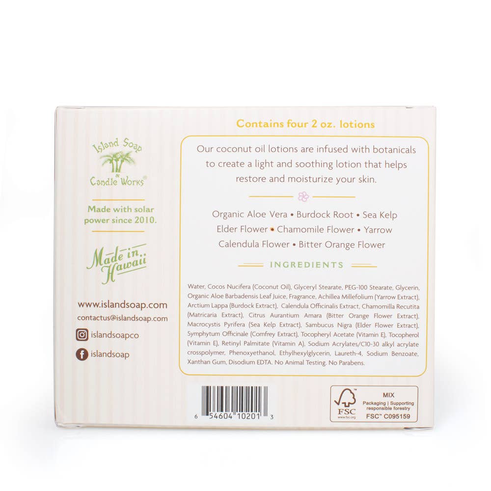 Island Soap & Candle Works - Wholesale Gift Bag Set/Pack - Botanical Lotion Sampler Pack3