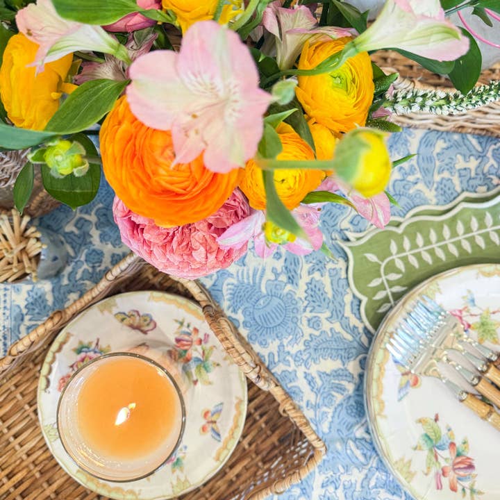 Verdigris Collection - Wholesale Tablecloth - Bellview Pheasant Tablecloth4