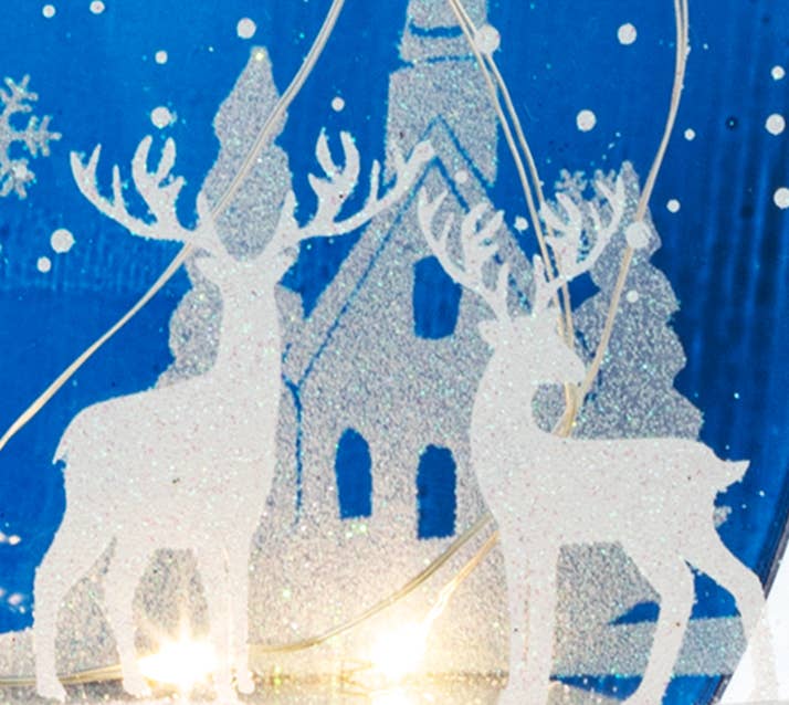 Will's Company - Wholesale Christmas Decoration - LED Lighted Winter Church Scene - Battery Operated, 6.25"1