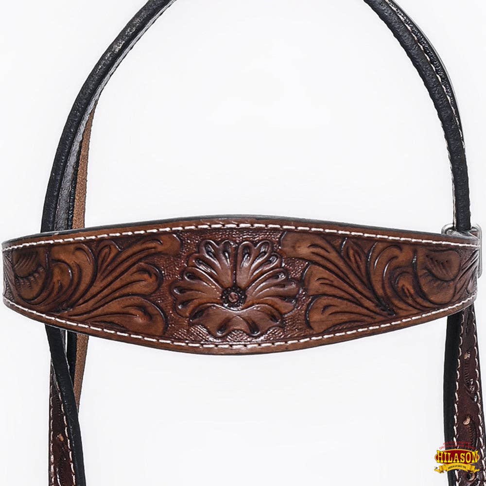 HILASON - Wholesale Horseback Riding Gear - HILASON Western Horse Headstall Breast Collar Set Tack Genuine American Leather | For Horses Headstalls120