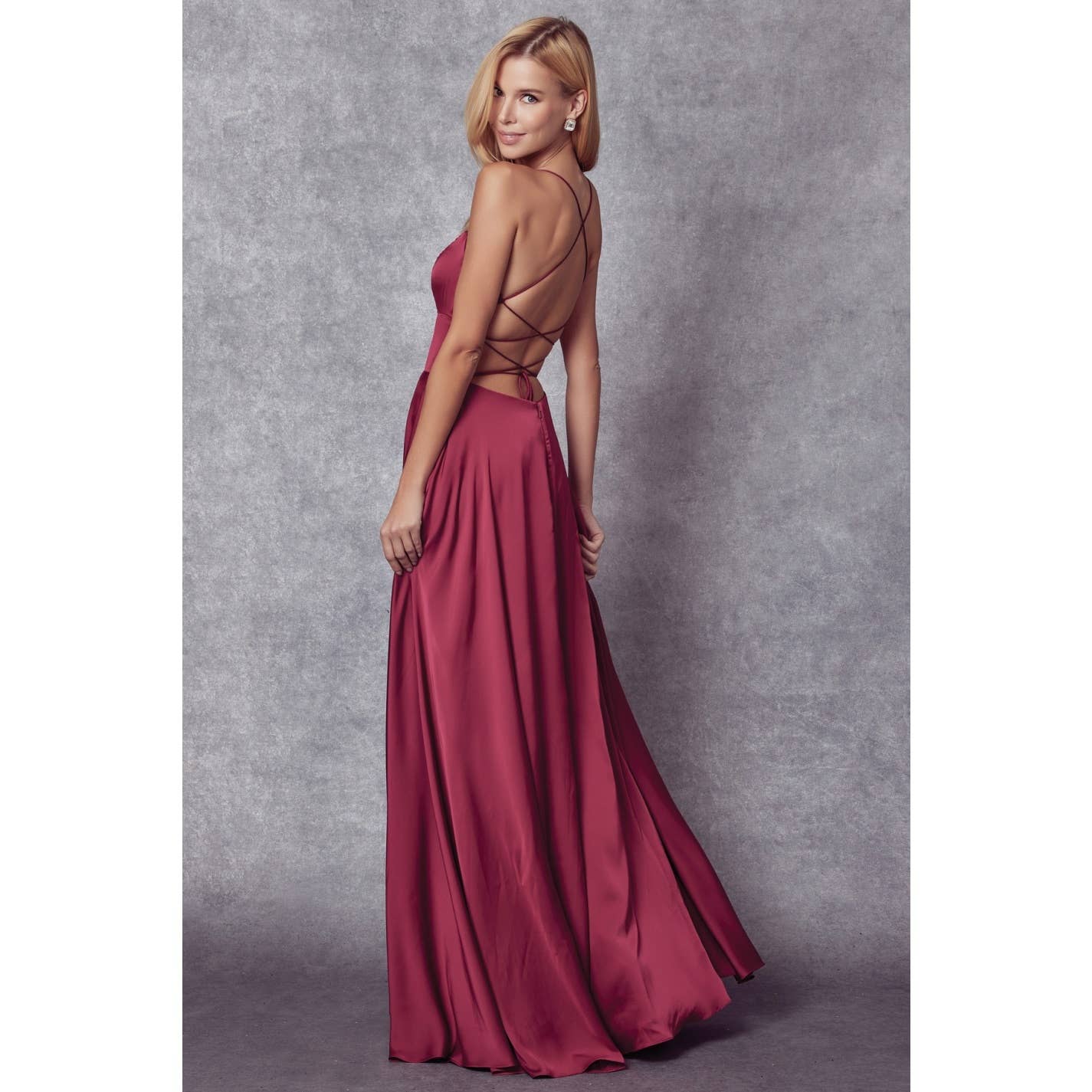 Juliet - Wholesale Gown - Women's - A-LINE SIDE SLIT SKIRT EVENING FORMAL DRESS10