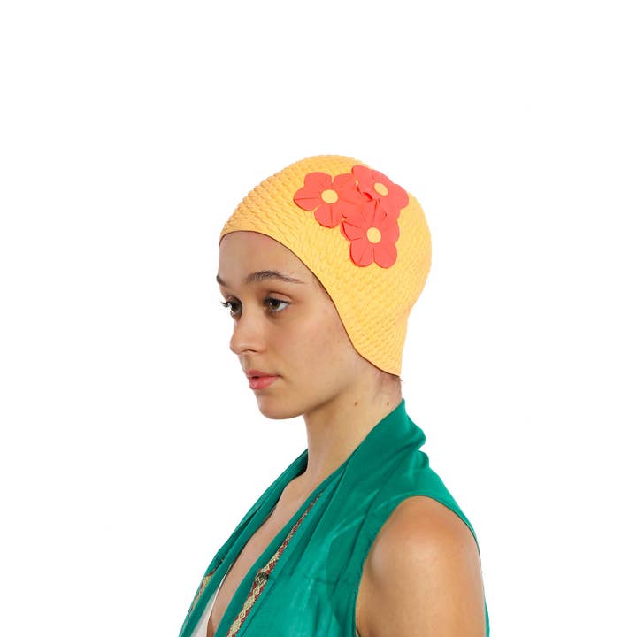 Pesca Vintage 3 Flowers Swim Cap 434 and other Purchase Wholesale pesca. Free Returns & Net 60 Terms on Faire trending on Faire.