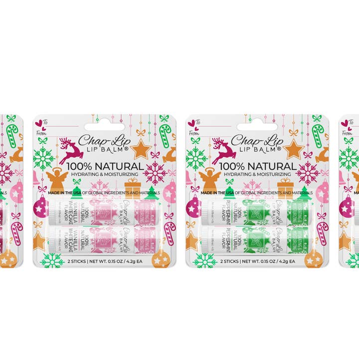 Chap-Lip - Wholesale Lip Balm - Chap-Lip Lip Balm - Holiday Edition Twin Blister Pack