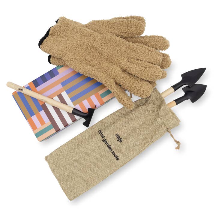 Robert Frederick Ltd - Wholesale Garden Tool - Saje House Plant Care Kit - Leaf Dust Gloves and Mini Tools - Keep Indoor Plants Healthy1